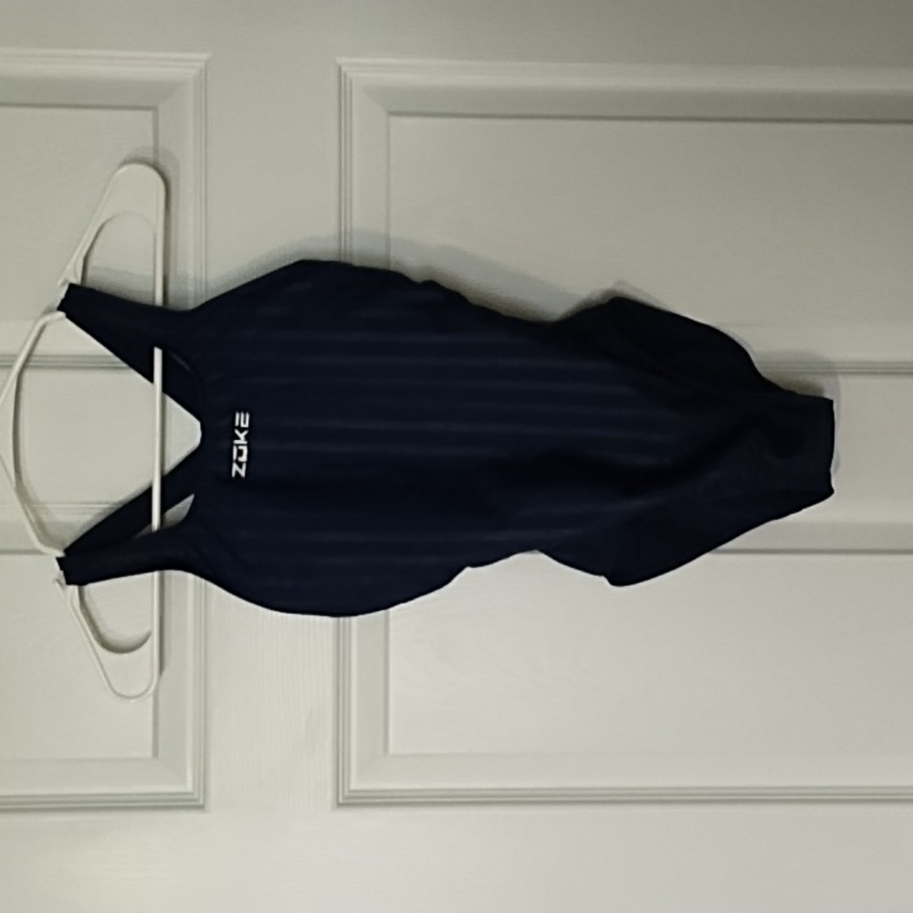 Zuke Navy One Piece Swimsuit sz L